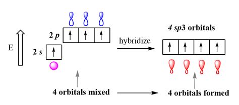 sp3 hybridization electron geometry diagram | Organic chemistry ...