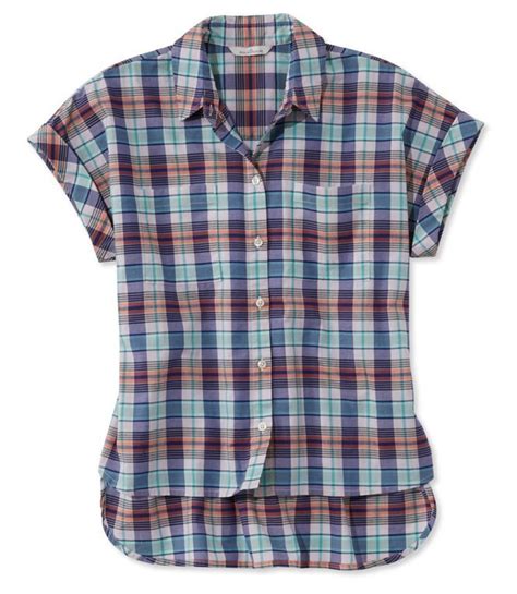 Signature Madras Shirt, Short-Sleeve | Madras shirt, Womens shirts ...