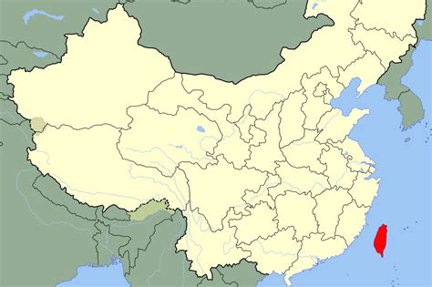 Map Of China And Taiwan | Map Of Zip Codes