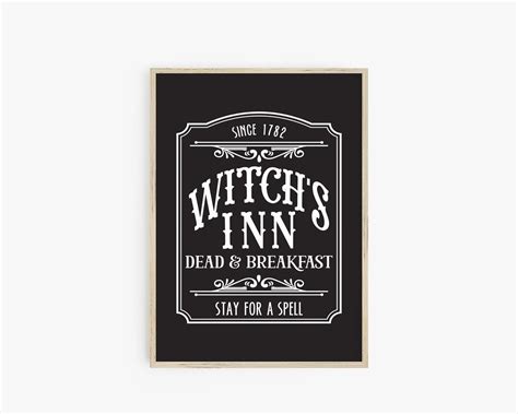 Printable Halloween Sign, Halloween Decor, Vintage Signs, Large Poster ...