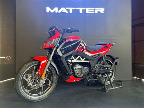 Matter unveils India’s first geared electric motorbike