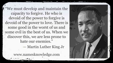 Top 21 Martin Luther King Jr Quotes about Love » Names Knowledge