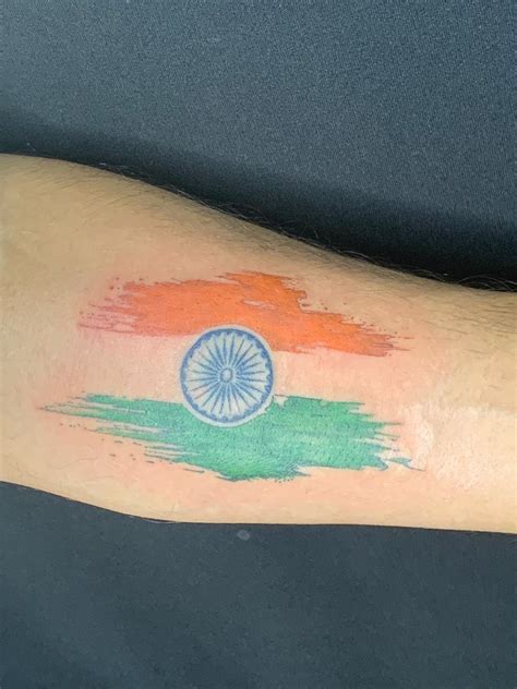 Share more than 76 indian flag tattoo super hot - in.cdgdbentre