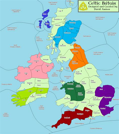 Celtic Tribes the Brigantes | The map for the Celtic Britain Variant ...