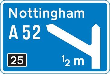 Direction signs on roads and motorways - THE HIGHWAY CODE