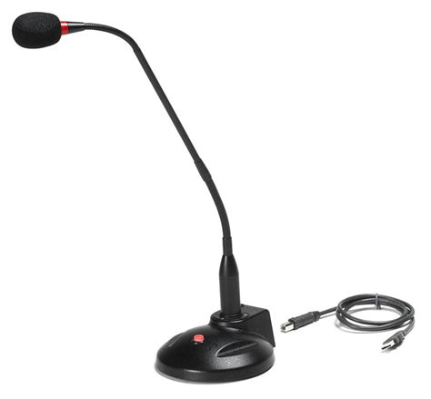 Professional USB Microphone | Unidirectional Gooseneck Mic