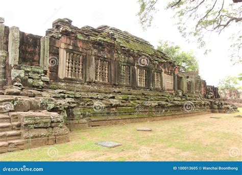 Phimai historical park. stock image. Image of khmer - 100013605