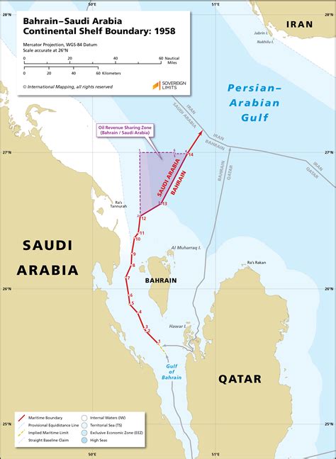 Bahrain–Saudi Arabia Maritime Boundary | Sovereign Limits