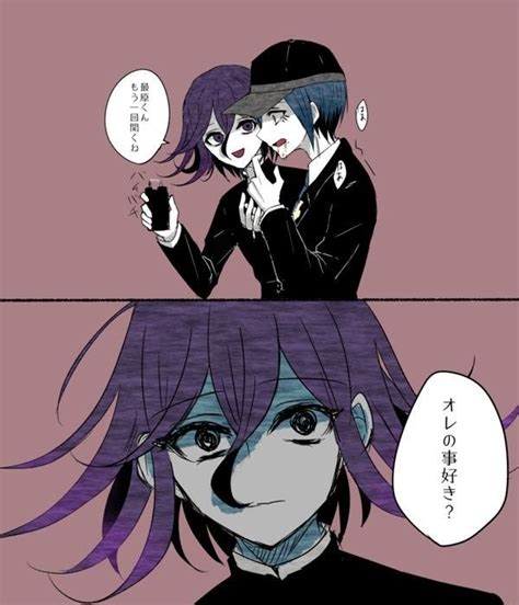 Shuichi x Kokichi by @otogi_LieLuck | Клоуны, Акварельные сердца, Милые ...