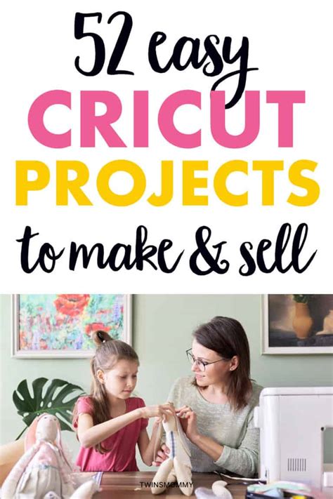 52 Easy Cricut Projects to Make and Sell (Craft Ideas) - Twins Mommy