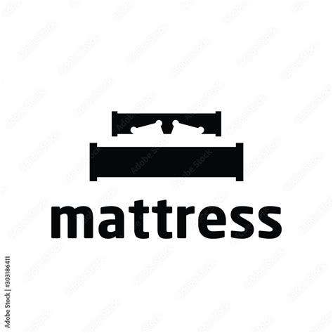 mattress logo design inspiration Stock Vector | Adobe Stock