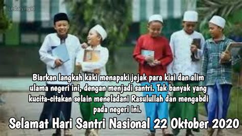 55+ Kumpulan Kata Ucapan Selamat Hari Santri 2020