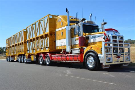 T909 Warrego 5 post road train | Kenworth trucks, Train truck, Road train