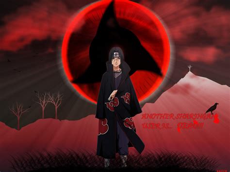 Itachi Shippuden Sharingan Wallpapers Cuervos - Wallpaper Cave