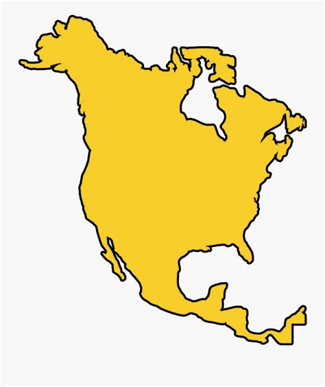 North America Map Clipart , Png Download , Free Transparent Clipart ...