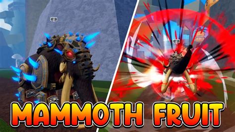 NEW MYTHICAL ZOAN MAMMOTH FRUIT IN BLOX FRUITS 🦣😱 - YouTube