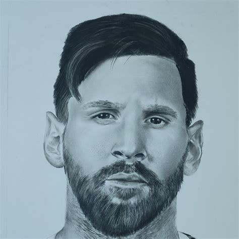 Lionel messi sketch by shreeya karmacharya in Preston