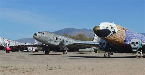 Explore Every Foot Of This Old Airplane Boneyard With These AMAZING ...