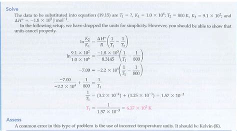 Solved: In Example, we used the van't Hoff equation to determin ...