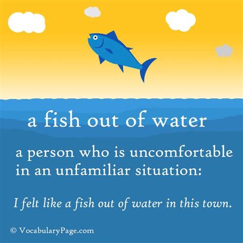 fish out of water | Nature quotes, Fish, Idioms