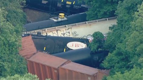 CSX train derails in Pennsylvania | Fox Business Video