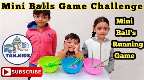 Mini Balls Game Challenge | Mini Ball's Running Game @tankids - YouTube