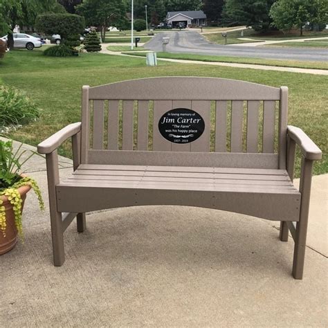 Wood Memorial Benches For Gardens | Fasci Garden