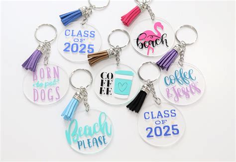 DIY Personalized Acrylic Keychains - Amy Latta Creations