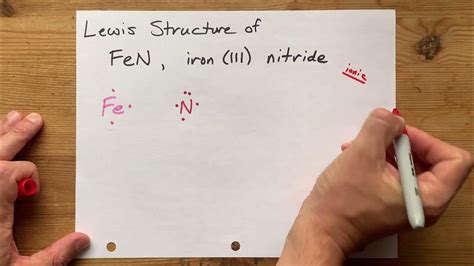 Lewis Structure of Iron (III) Nitride, FeN - YouTube