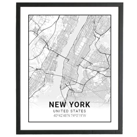 Custom city map poster | Mapness.io