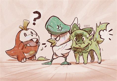 ArtStation - Pokemon Scarlet/Violet Starters