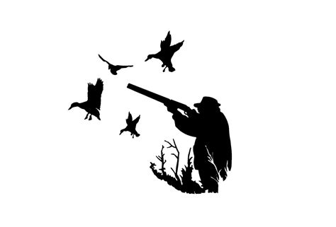 Free Duck Hunter Silhouette, Download Free Duck Hunter Silhouette png ...