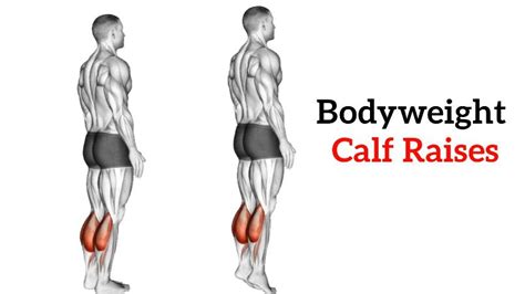 Bodyweight Calf Raises: Muscles Worked, Benefits and Variations