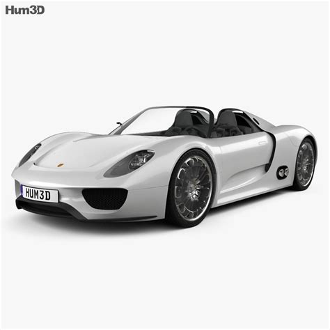 3D model of Porsche 918 spyder 2013 | Porsche 918, Porsche, Porsche cars