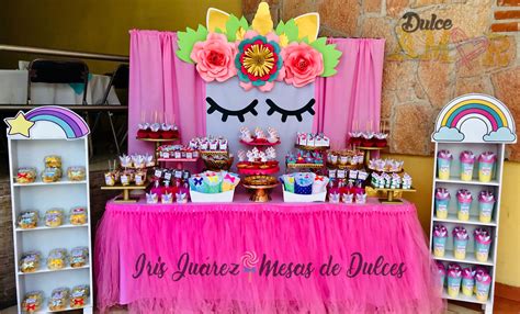 Mesa de dulces unicornio | Candy bar, Dulce, Cake