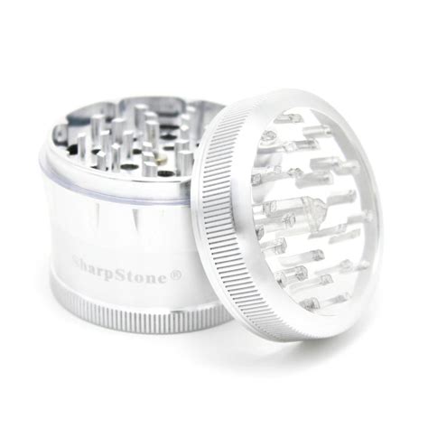 Sharpstone V2 Grinder Clear Top (4 Piece) 2.5" for Sale | SlickVapes