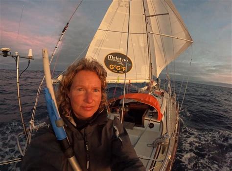 Golden Globe Race: Kirsten Neuschäfer on the cusp of making sailing history