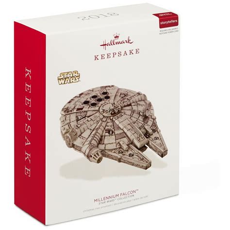 Hallmark Keepsake Christmas Ornament 2018 Star Wars Millennium Falcon ...