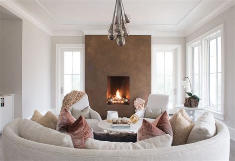 Modern Living Rooms With Fireplaces | Baci Living Room