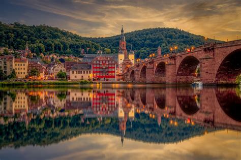 At the Neckar river, Germany