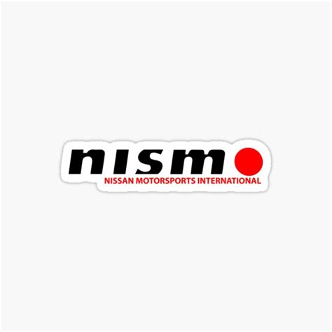 "Nismo Nissan Motorsports" Sticker for Sale by LastLineinBlue | Redbubble