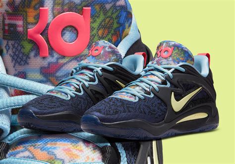 Nike KD 15 Black Boarder Blue Sanddrift Aura DC1975-001 | SneakerNews.com