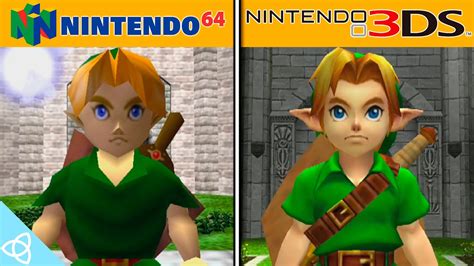 The Legend of Zelda: Ocarina of Time - Nintendo 64 Original vs. 3DS ...