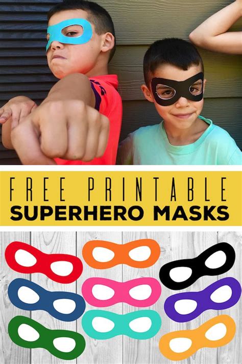 Incredibles Free Printable Superhero Masks. DIY Superhero party masks ...