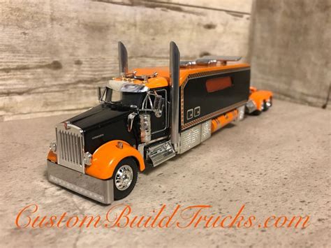 Custom DCP Kenworth old school with CONDO sleeper 1/64 | Custom big ...