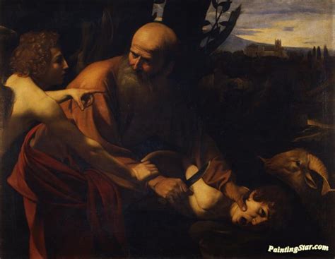 The Sacrifice Of Isaac Artwork By Caravaggio Oil Painting & Art Prints ...