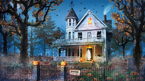 Haunted House Halloween Ambience - 3 Hours of Relaxing Spooky Sounds ...