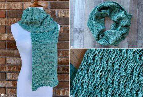 Spring Fling Knitling Scarf: Tunisian Crochet Pattern - Heart Hook Home