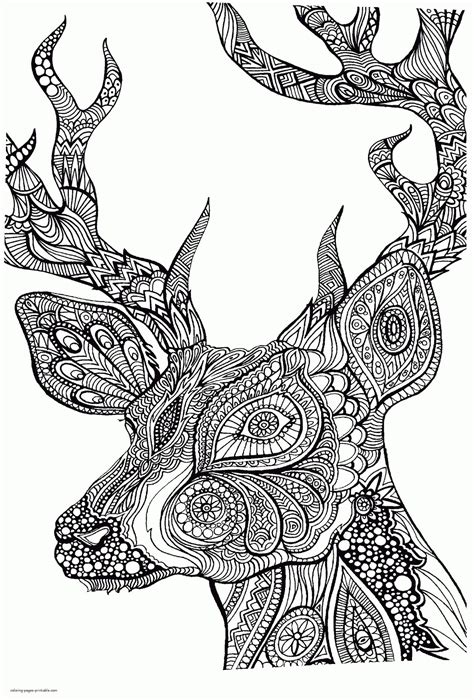 Deer Coloring Page Printable