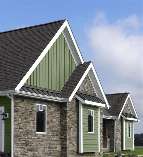 ProVia Cedar Peaks Vinyl Siding and Board and Batten | Vinyl siding ...